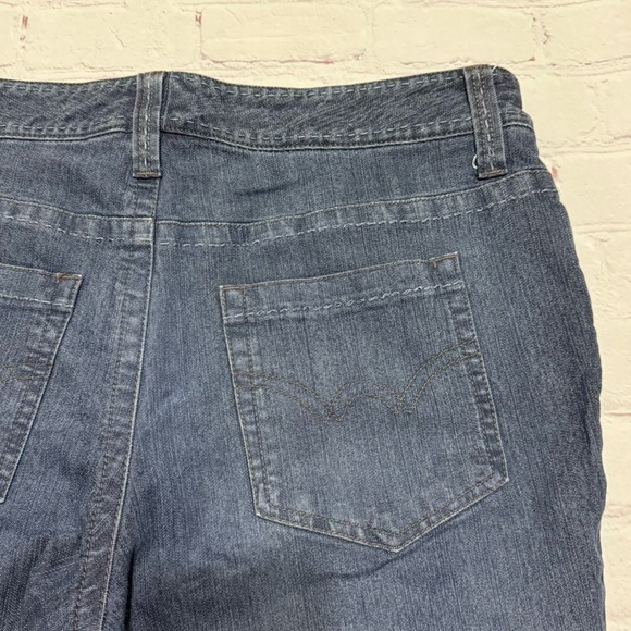 LIZ CLAIBORNE JEANS “AUDRA” bootcut fit women’s dark wash denim pants Sz 12 EUC - Picture 13 of 16